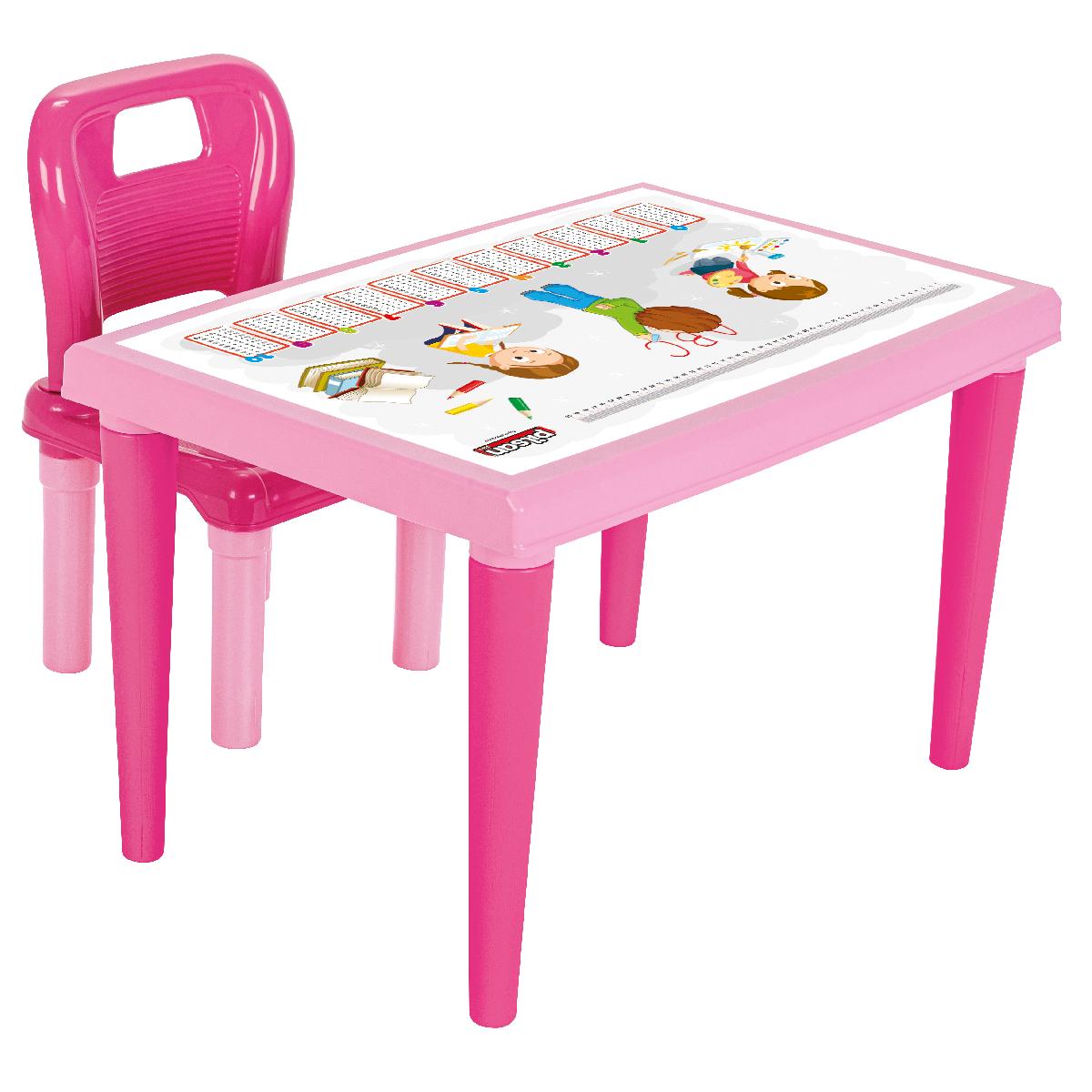 Παιδικό Σετ Τραπεζάκι με Καρέκλα Pilsan Pink 03516