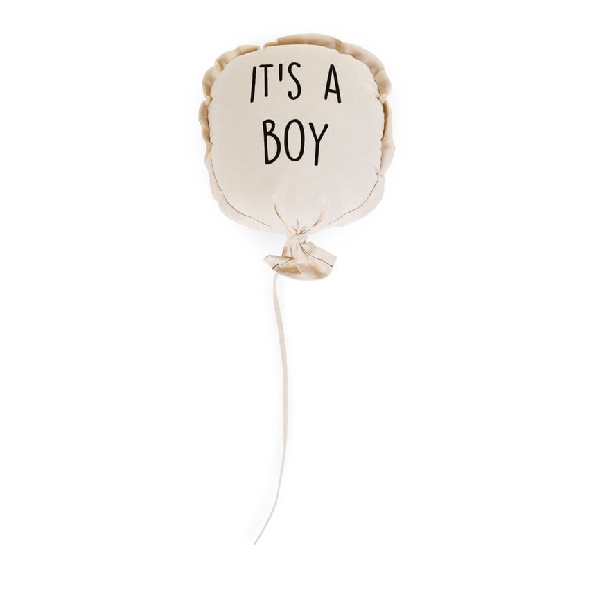 Υφασμάτινο Διακοσμητικό Μπαλόνι 35x26x8εκ. - Childhome It's A Boy