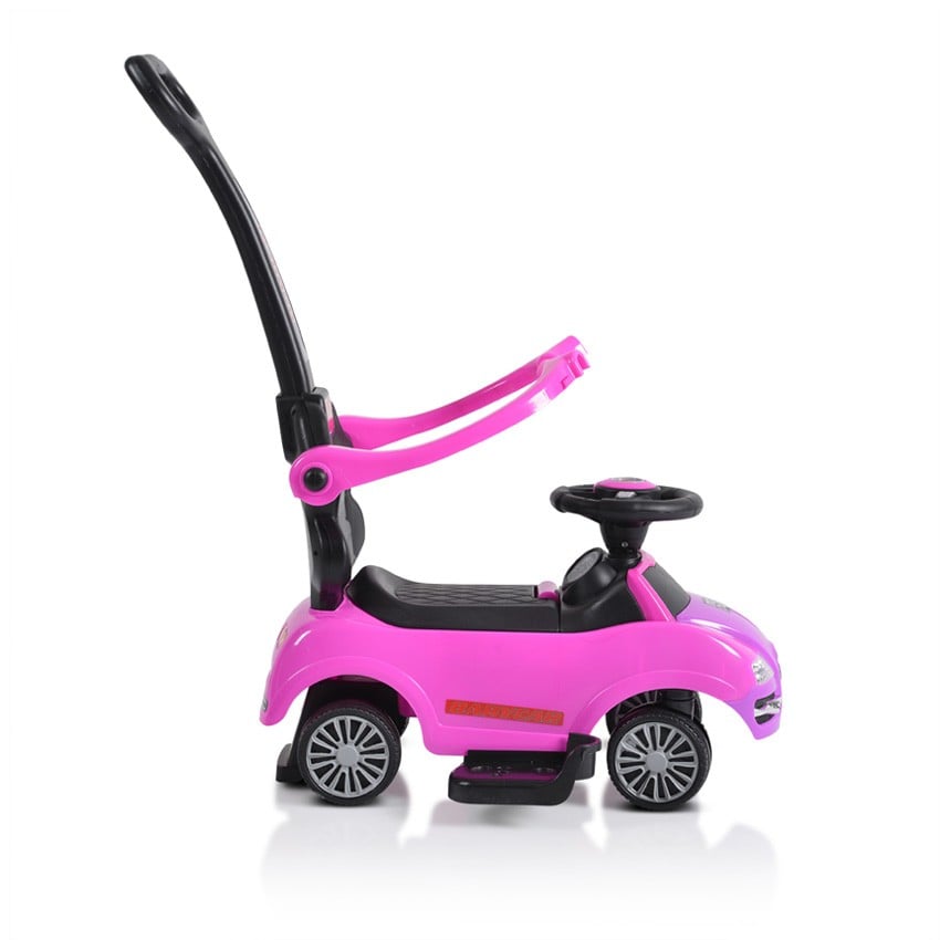 Ποδοκίνητο Αυτοκινητάκι με Λαβή Γονέα - MONI Rider 208 Pink
