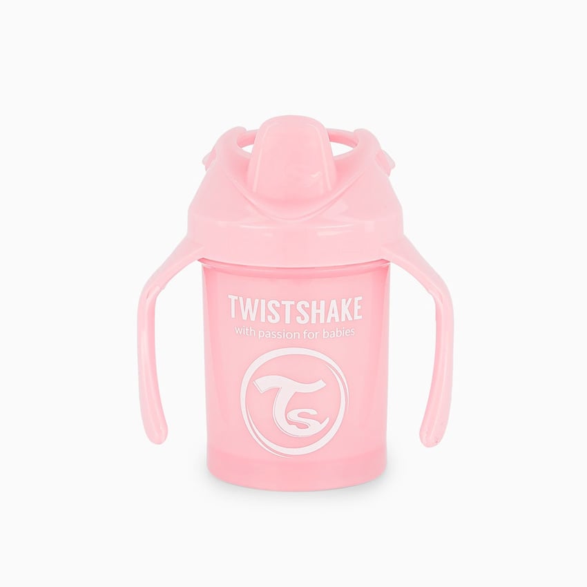 Εκπαιδευτικό Κύπελλο 230ml Με Μίξερ Φρούτων 4+m - Twistshake Mini Cup Pastel Pink