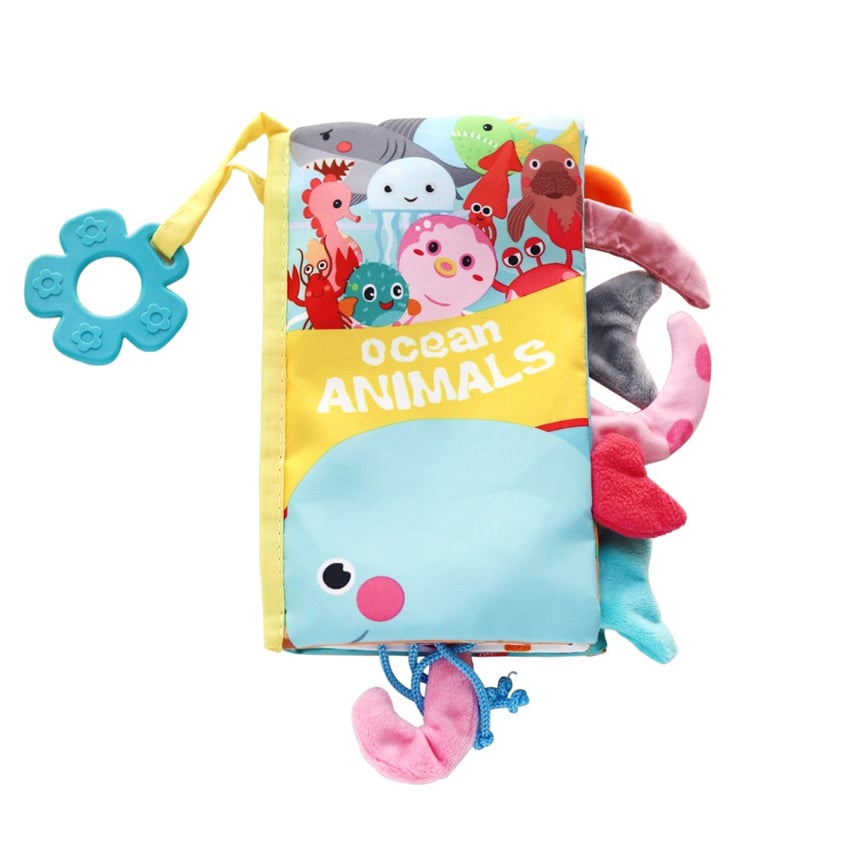 Εκπαιδευτικό Βιβλίο Δραστηριοτήτων Με Μασητικό – Kikka Boo Ocean animals
