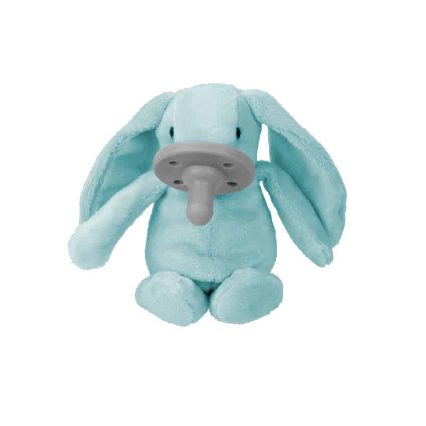 Μασητικό Comforter με Πιπίλα Σιλικόνης MinikOiOi Blue Bunny