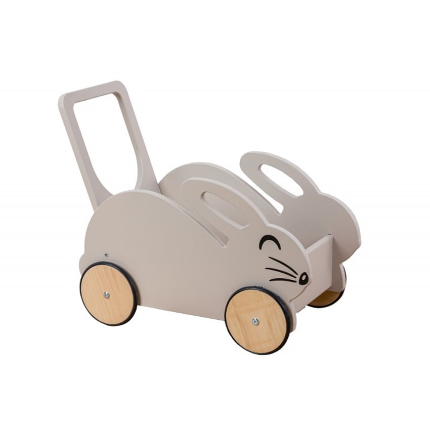 Pusher-Κουτί Παιχνιδιών Babycute Rabbit Beige