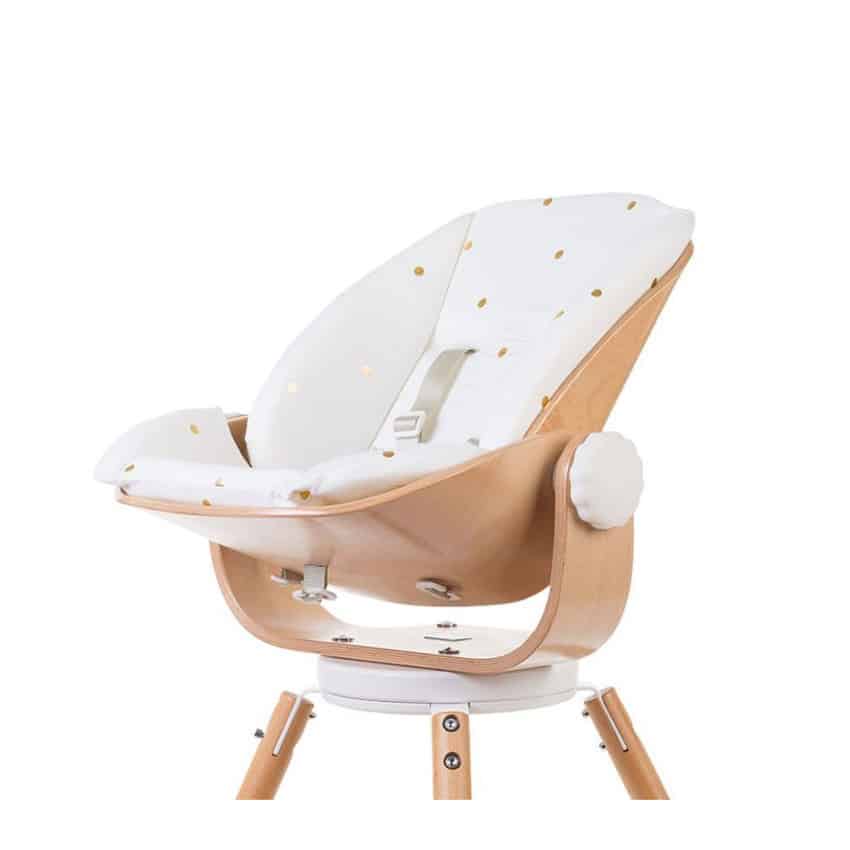 Mαξιλάρι Καθίσματος Για νεογέννητο Childhome Evolu Jersey Gold Dots