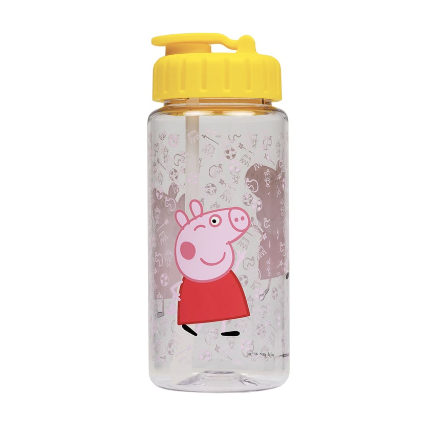 Διάφανο παγούρι με αποσπώμενο καλαμάκι 0,35L Petit Jour Paris Peppa Pig